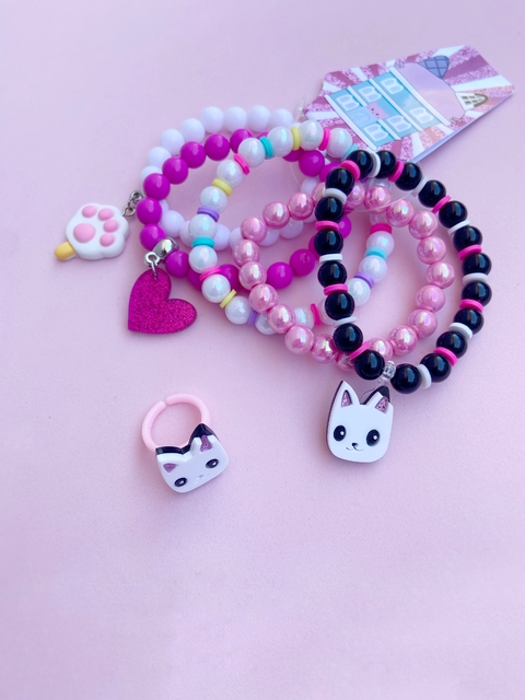 Kit pulseiras ou Anel Gabby