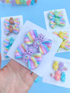 Parzinho de laços ursinhos carinhosos - Sofia de Laço