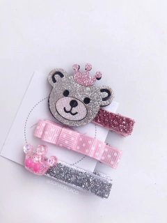 Hair clips ursinha na internet