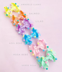 Laço Tici M pompons - comprar online