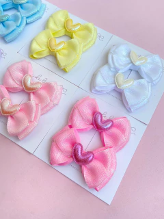 Parzinho Nina coração - Sofia de Laço