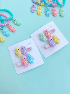 Hair clips Ursinhos carinhosos