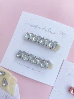 Imagem do Hair clips pedraria (par)