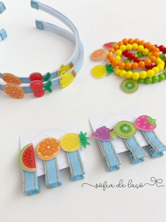 Hair clips baby frutinhas - comprar online