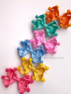 Laço Alice pompons (unidade) - comprar online