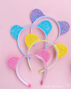 Tiara orelhinhas de urso na internet
