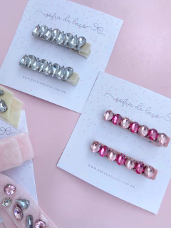 Hair clips pedraria (par) na internet