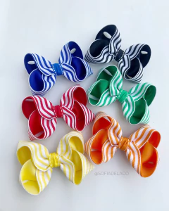 Laço Alice G listras