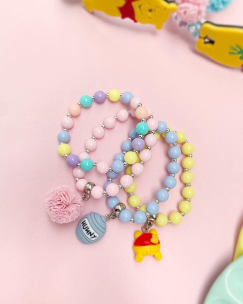 Kit pulseiras ursinho pooh