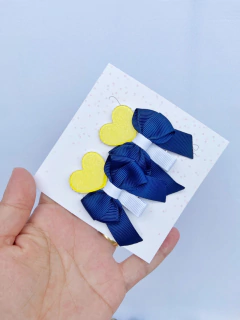 Parzinho coração e lacinho na internet