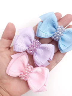 Lacinho Laura P + pérolas