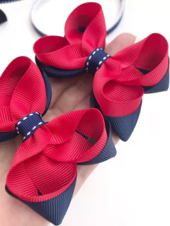 Laço Liz duo color (unidade) - Sofia de Laço