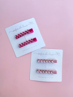 Hair clips pedraria (par) - Sofia de Laço