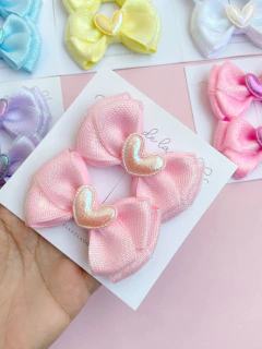 Parzinho Nina coração - Sofia de Laço