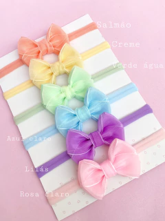 Laço Nina duplo organza (unidade) na internet