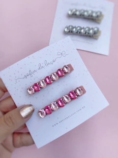 Hair clips pedraria (par)