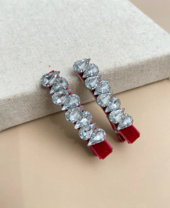 Hair clips pedraria (par) na internet