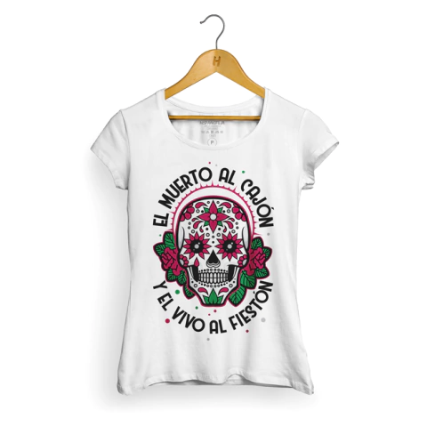 Baby Look Día De Muertos