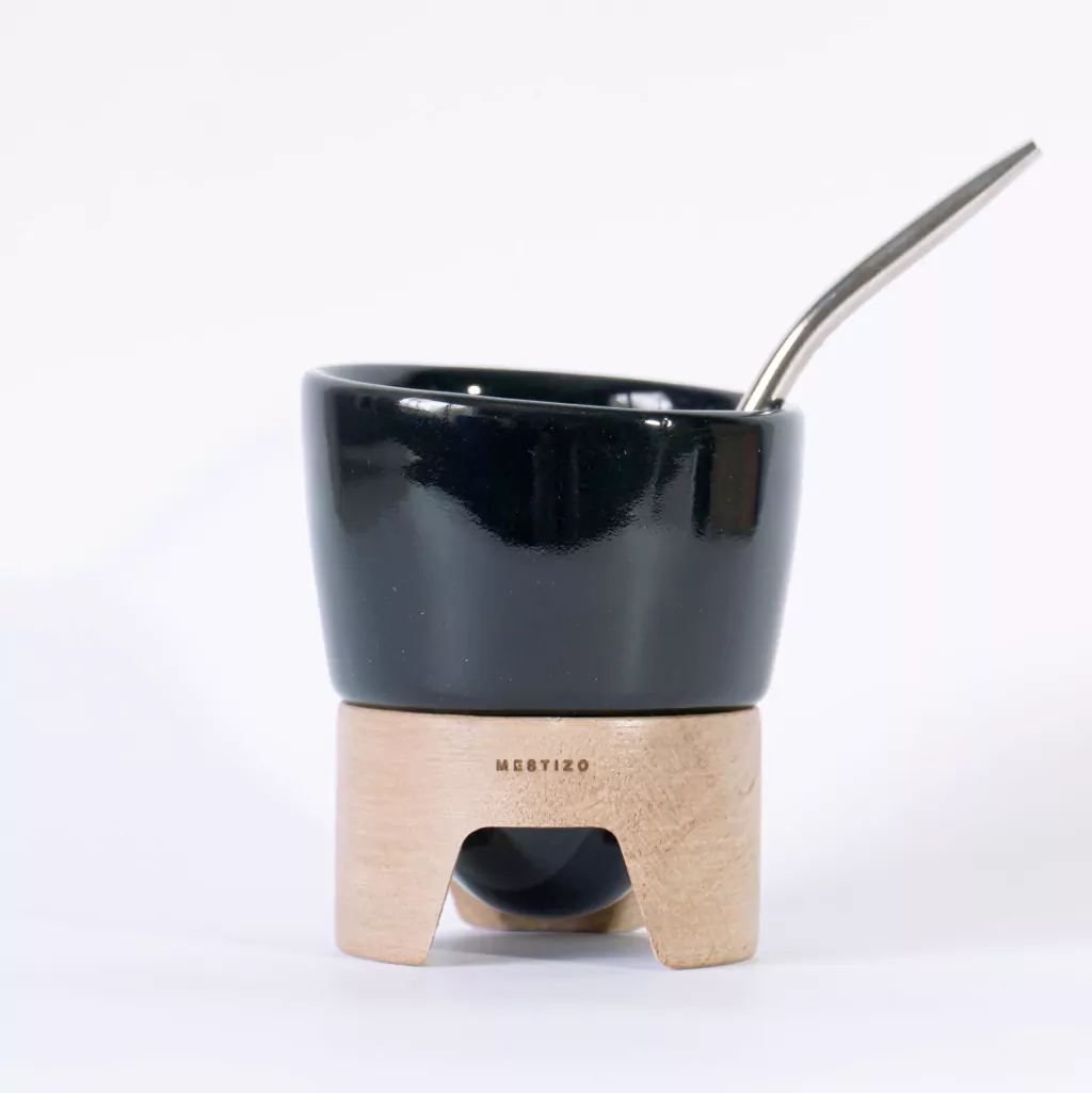 Mate Mestizo Madera Negro