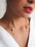 Gargantilha Doble Quartzo Ouro