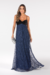 Vestido Longo Lilly - Azul Marinho - Vanessa Vasconcelos