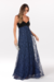 Vestido Longo Lilly - Azul Marinho na internet