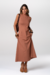 Vestido Colette - Mocha Mousse - loja online