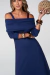 Vestido Silvia - Azul Marinho - loja online