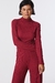 Blusa Gola Alta Alberta - Vinho