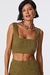Cropped Nathalie - Verde Militar