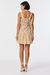 Vestido Guipire Alice - Natural + Taupe - Vanessa Vasconcelos