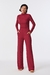 Blusa Gola Alta Alberta - Vinho - comprar online