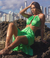 Imagem do Vestido Isabella - Verde Lima