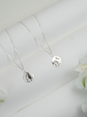 Colar Personalizado 1,5 cm com Foto Gravada a Laser