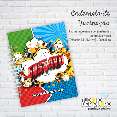 Caderneta de Vacinação Personalizada - Menino
