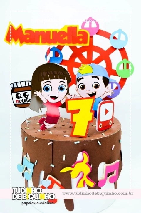 Topo de Bolo Lucas Netto