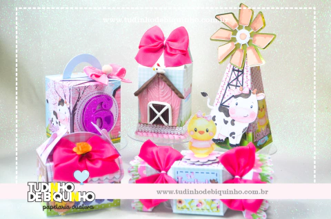 Kit Luxo - Fazendinha Rosa