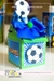 Caixa com canudo c/7cm - Futebol