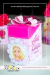 Caixa Cubo Alto - Barbie