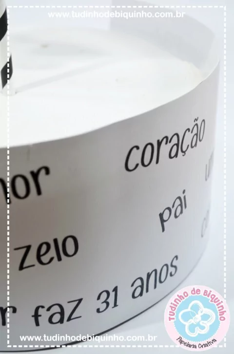 Topo de Bolo + Saia envelopada - Tudinho de Biquinho