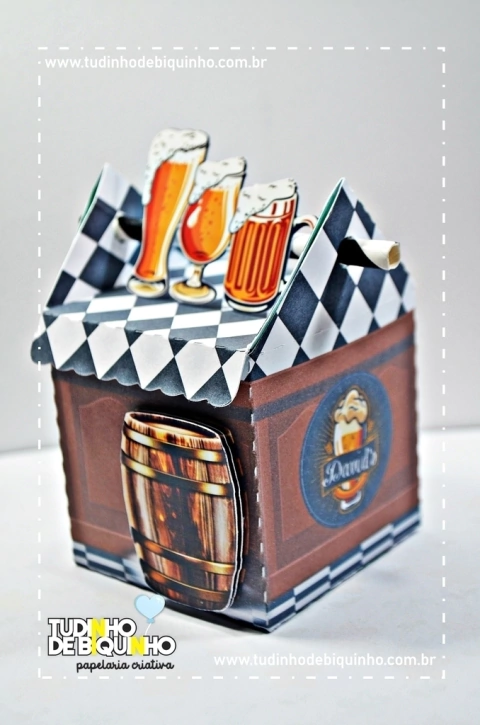 Caixa com canudo c/7cm - comprar online