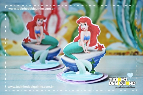 Forrinho p/ latinha 3D Sereia