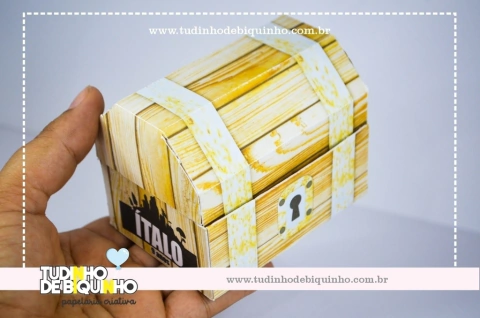 Caixinha Baú c/ 10cm na internet