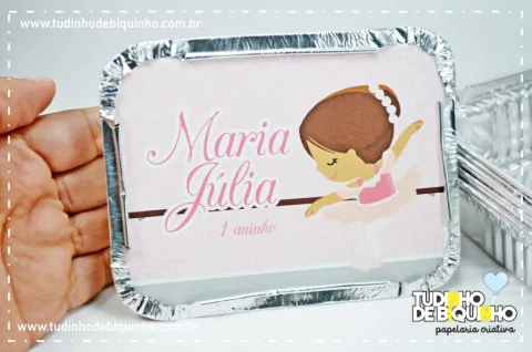 Marmitinha Personalizada - Tudinho de Biquinho