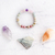 PULSERA MULTIPIEDRA CELESTE - comprar online