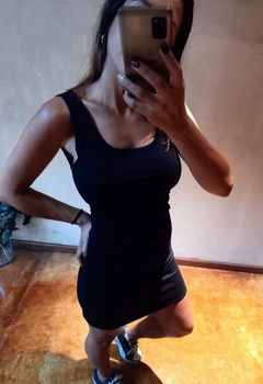 VESTIDO TEXAS NEGRO - Vale Todo