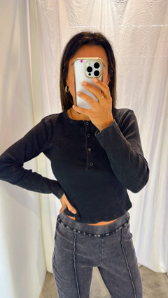 REMERA LEA (NEGRO) - tienda online