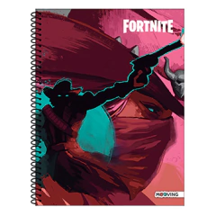 CUADERNO UNIVERSITARIO RAYADO FORTNITE