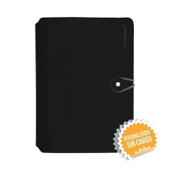 FUNDA CON CUADERNO VACAVALIENTE MADISON A5 BUTTON