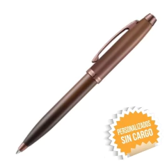 Boligrafo Sheaffer 100 E9374 Coffee Edition marrón mate con detalles en PVD - comprar online